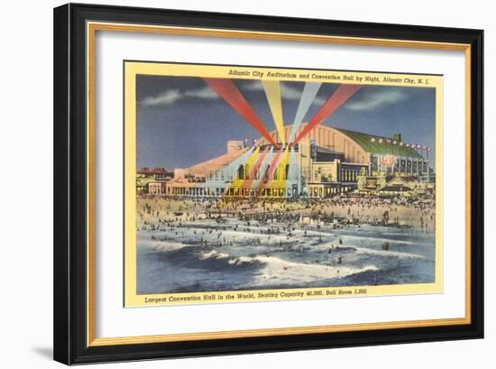 Atlantic City Auditorium-null-Framed Art Print