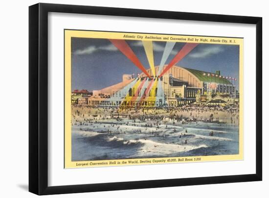 Atlantic City Auditorium-null-Framed Premium Giclee Print