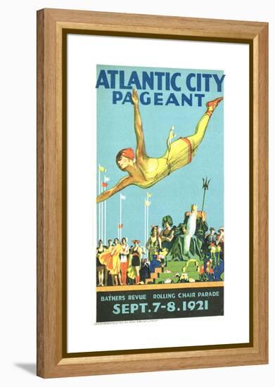 Atlantic City Pageant Poster-null-Framed Premier Image Canvas