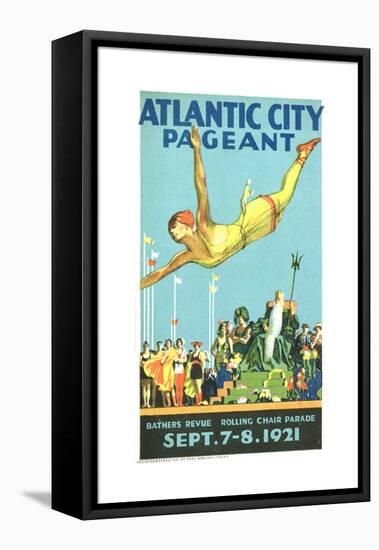 Atlantic City Pageant Poster-null-Framed Premier Image Canvas