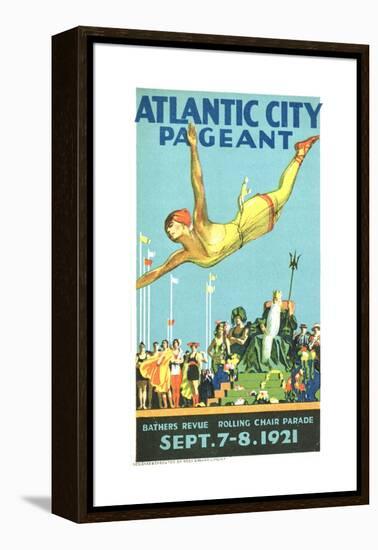 Atlantic City Pageant Poster-null-Framed Premier Image Canvas