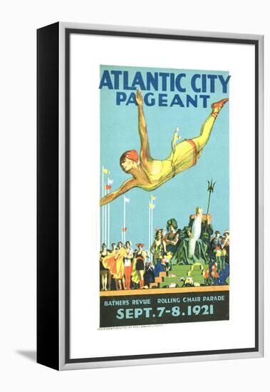 Atlantic City Pageant Poster-null-Framed Premier Image Canvas