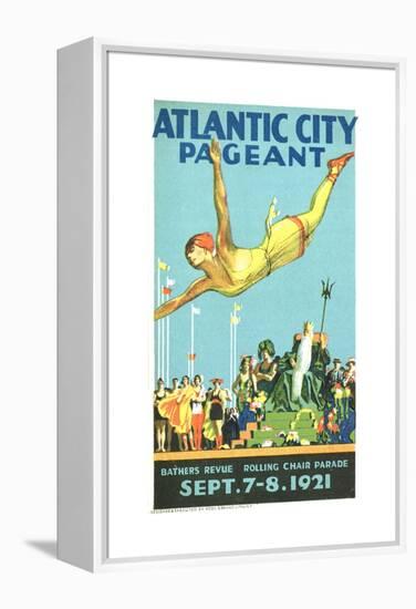 Atlantic City Pageant Poster-null-Framed Premier Image Canvas