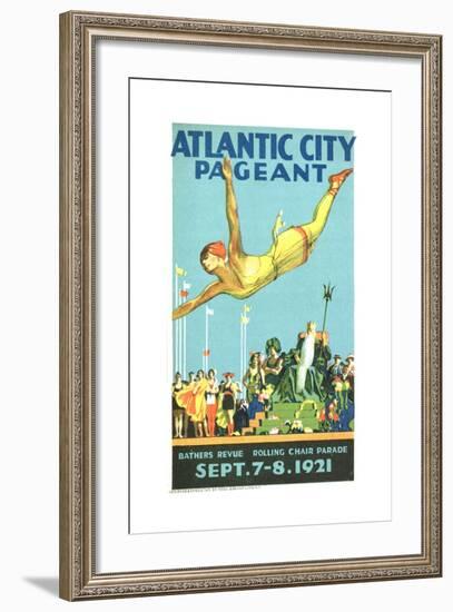 Atlantic City Pageant Poster-null-Framed Giclee Print