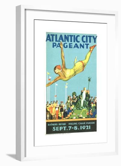 Atlantic City Pageant Poster-null-Framed Giclee Print