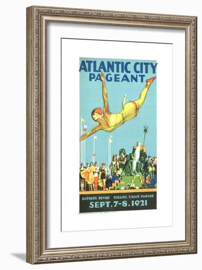 Atlantic City Pageant Poster-null-Framed Giclee Print