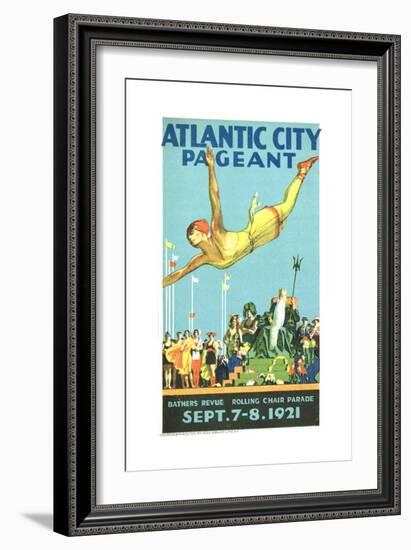 Atlantic City Pageant Poster-null-Framed Giclee Print