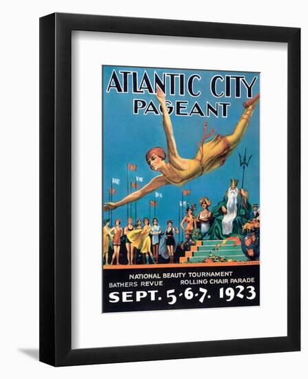 Atlantic City Pageant-Conrad J^ Linke-Framed Art Print