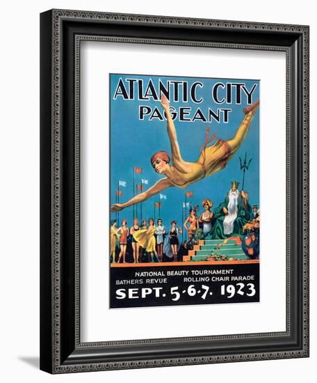 Atlantic City Pageant-Conrad J^ Linke-Framed Art Print