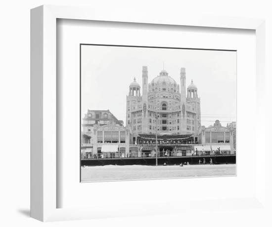 Atlantic City’s Marlborough-Blenheim Hotel, ca. 1908-Vintage Photography-Framed Art Print