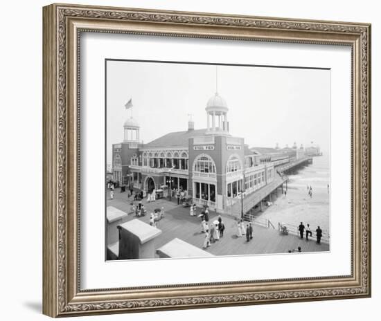 Atlantic City Steel Pier, 1910s-null-Framed Art Print