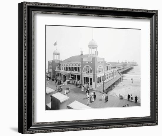 Atlantic City Steel Pier, 1910s-null-Framed Art Print