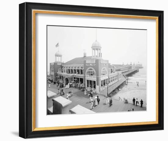 Atlantic City Steel Pier, 1910s-null-Framed Art Print