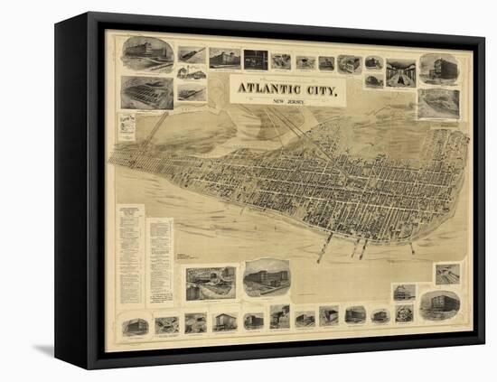 Atlantic City-Dan Sproul-Framed Stretched Canvas