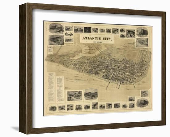 Atlantic City-Dan Sproul-Framed Art Print