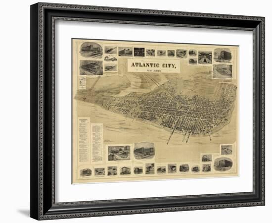 Atlantic City-Dan Sproul-Framed Art Print