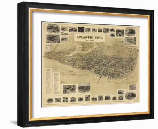 Atlantic City-Dan Sproul-Framed Art Print