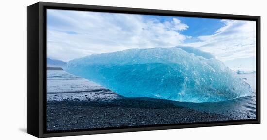 Atlantic Coast, Iceberg Panorama, Jškulsarlon-Catharina Lux-Framed Premier Image Canvas