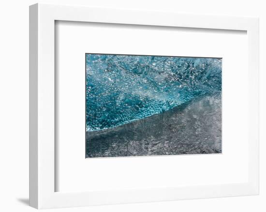 Atlantic Coast with Iceberg Remains at the Jškulsarlon-Catharina Lux-Framed Photographic Print