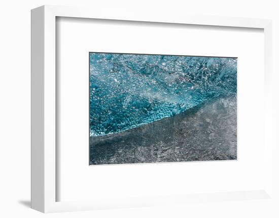 Atlantic Coast with Iceberg Remains at the Jškulsarlon-Catharina Lux-Framed Photographic Print