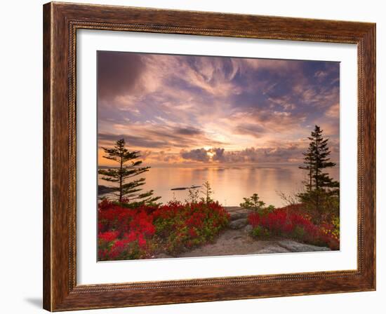 Atlantic Dawn-Michael Hudson-Framed Art Print