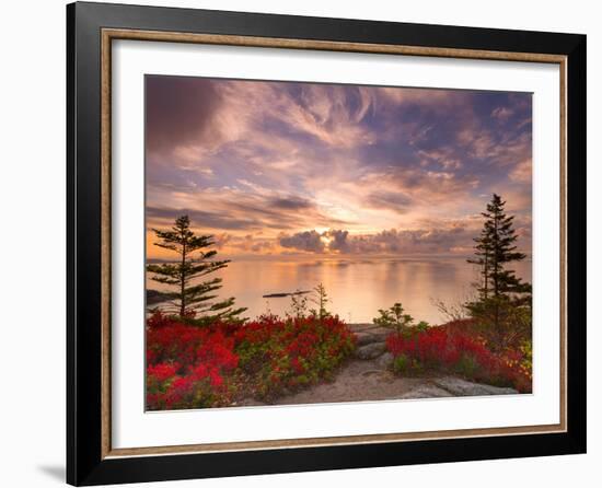 Atlantic Dawn-Michael Hudson-Framed Art Print