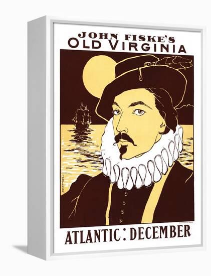 Atlantic: December, John Fiske's Old Virginia-James Montgomery Flagg-Framed Stretched Canvas