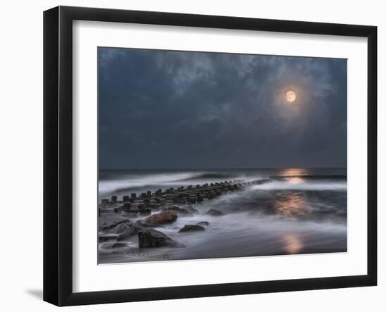 Atlantic Moonscape #1-Steven Maxx-Framed Photographic Print