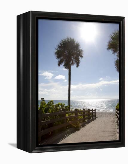 Atlantic Ocean, Miami Beach, Florida, USA-Angelo Cavalli-Framed Premier Image Canvas