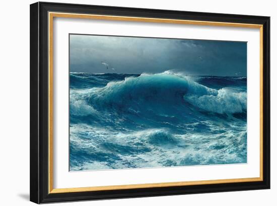 Atlantic Roll, 1895-David James-Framed Giclee Print