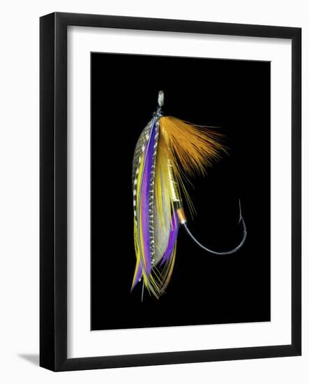 Atlantic Salmon Fly designs 'B.P.'-Darrell Gulin-Framed Photographic Print