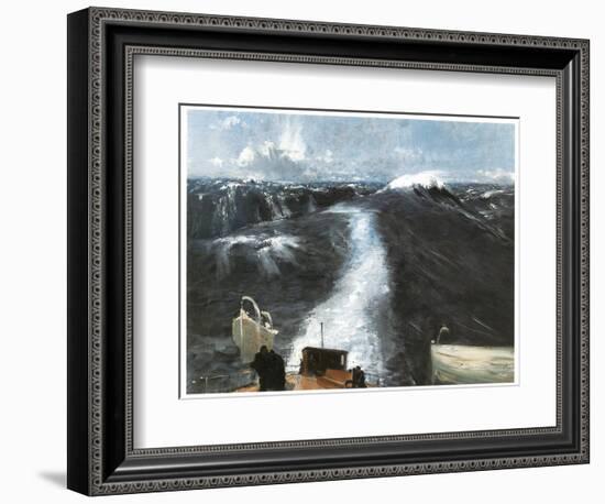 Atlantic Storm, 1876 (Oil on Canvas)-John Singer Sargent-Framed Giclee Print