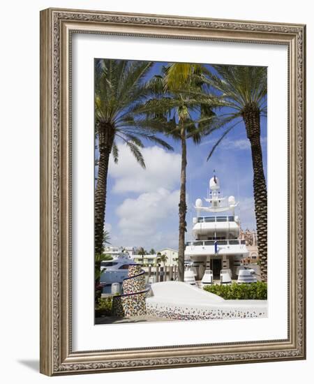 Atlantis Marina on Paradise Island, Nassau City, New Providence Island, Bahamas, West Indies-Richard Cummins-Framed Photographic Print