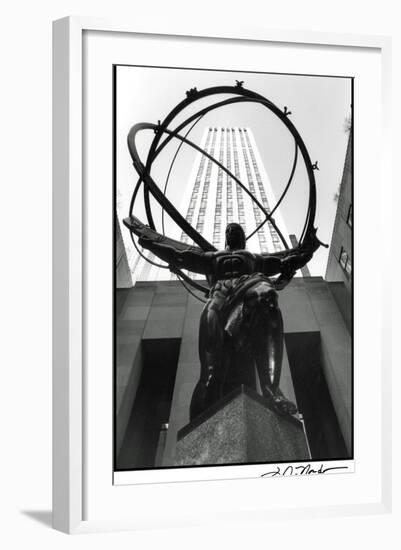 Atlas at Rockefeller Center-Laura Denardo-Framed Art Print