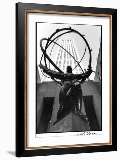 Atlas at Rockefeller Center-Laura Denardo-Framed Art Print