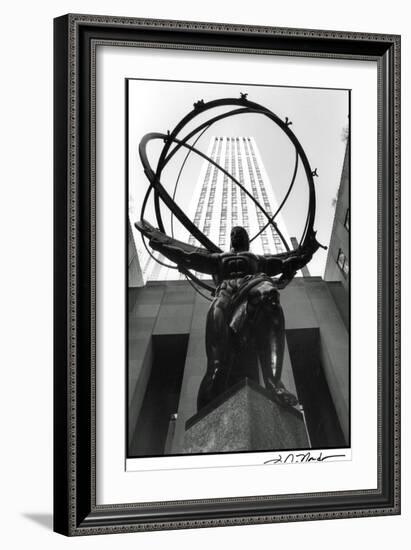 Atlas at Rockefeller Center-Laura Denardo-Framed Art Print