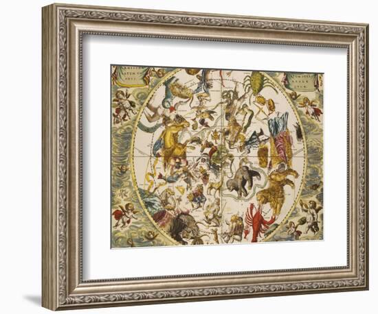 Atlas Coelestis Seu Harmonia Macrocosmica, 18th Century-Andreas Cellarius-Framed Giclee Print