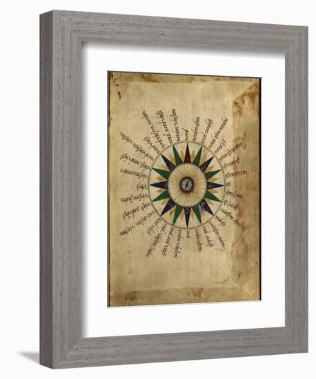 Atlas Compass, 16th Century-Library of Congress-Framed Photographic Print