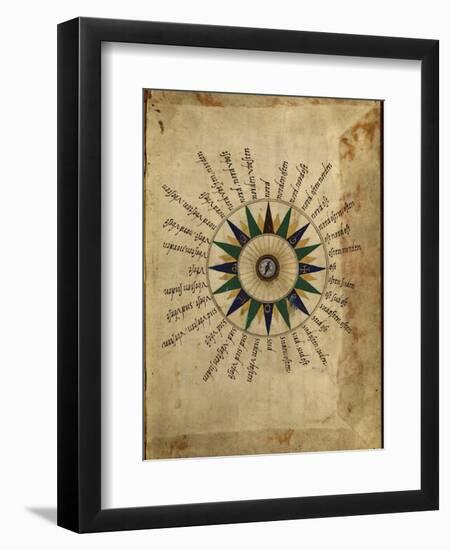 Atlas Compass, 16th Century-Library of Congress-Framed Photographic Print