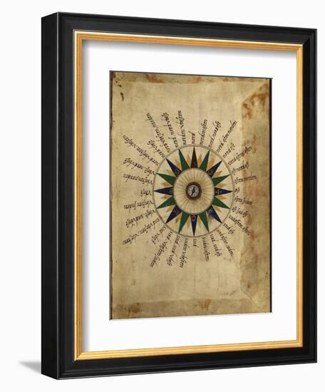 Atlas Compass, 16th Century-Library of Congress-Framed Photographic Print