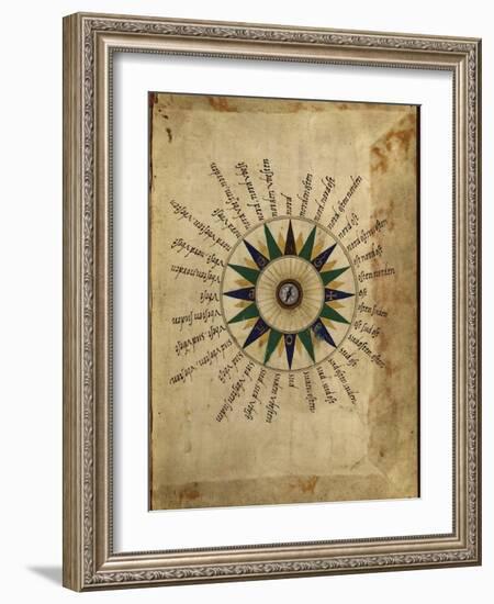 Atlas Compass, 16th Century-Library of Congress-Framed Photographic Print