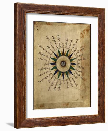 Atlas Compass, 16th Century-Library of Congress-Framed Photographic Print