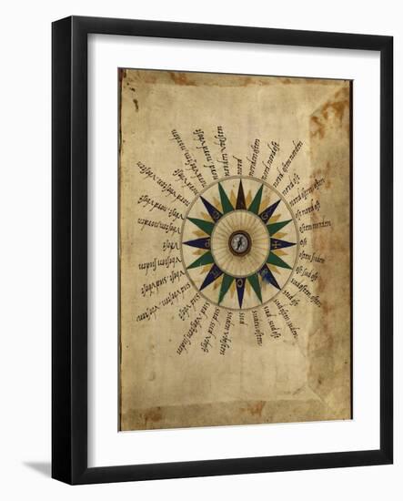 Atlas Compass, 16th Century-Library of Congress-Framed Photographic Print