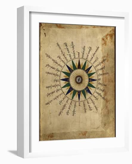 Atlas Compass, 16th Century-Library of Congress-Framed Photographic Print