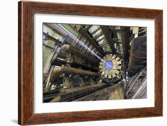 ATLAS Detector, CERN-David Parker-Framed Photographic Print