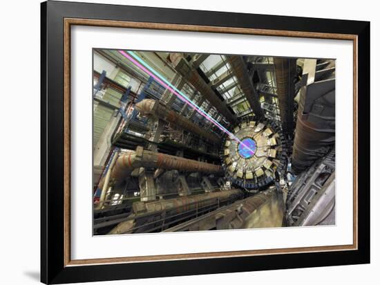 ATLAS Detector, CERN-David Parker-Framed Photographic Print