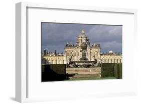 Atlas Fountain with Facade of Castle Howard in the Background-John Thomas-Framed Giclee Print