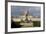 Atlas Fountain with Facade of Castle Howard in the Background-John Thomas-Framed Giclee Print