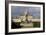 Atlas Fountain with Facade of Castle Howard in the Background-John Thomas-Framed Giclee Print