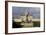 Atlas Fountain with Facade of Castle Howard in the Background-John Thomas-Framed Giclee Print